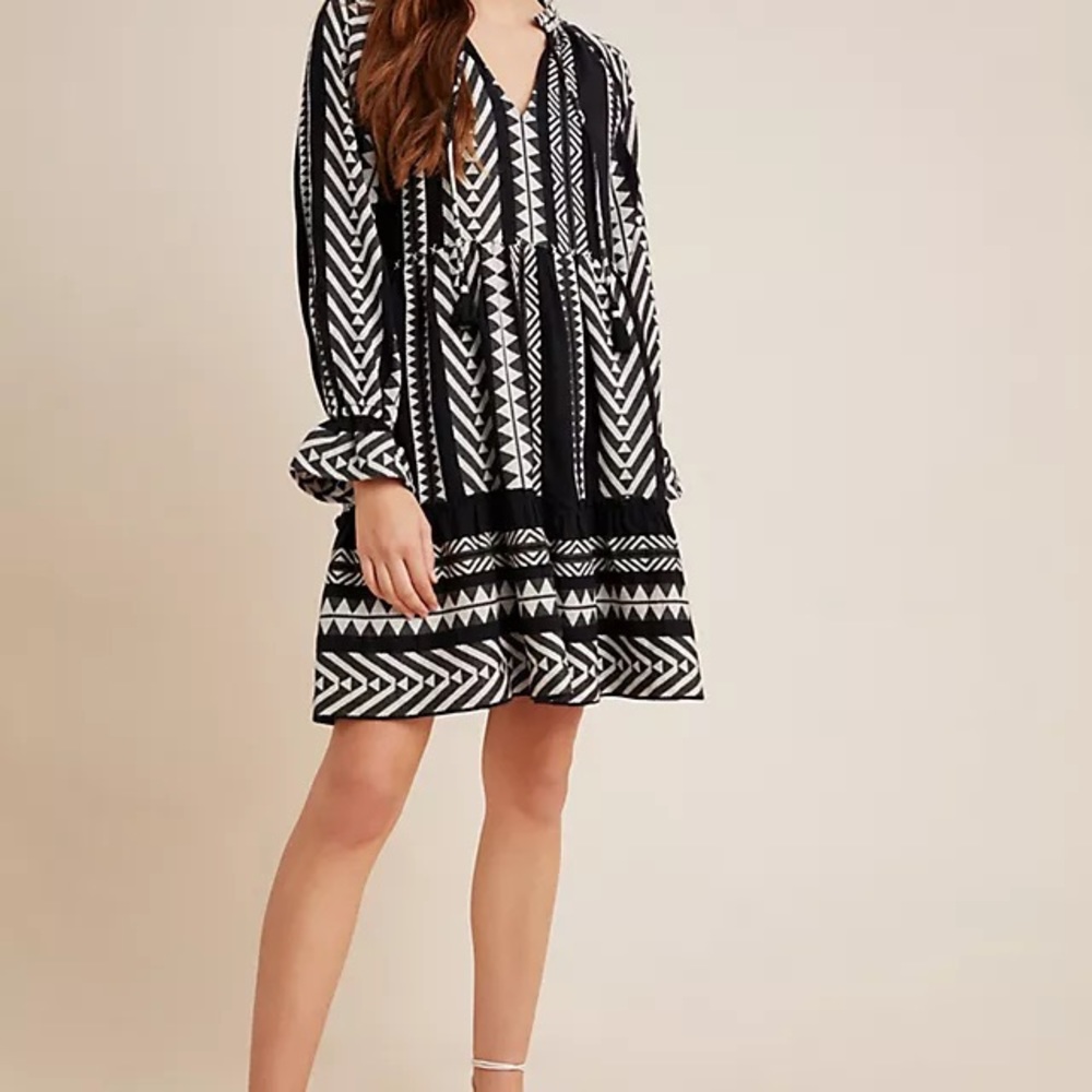 Anthropologie Maeve Dominique tunic dress size large
